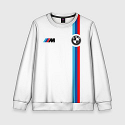 Свитшот детский БМВ 3 STRIPE BMW WHITE, цвет: 3D-белый