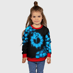 Свитшот детский МЕЛИОДАС НЕОНОВЫЙ 7 СМЕРТНЫХ ГРЕХОВ, цвет: 3D-красный — фото 2