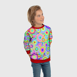 Свитшот детский Disco-Tie-Dye, цвет: 3D-красный — фото 2