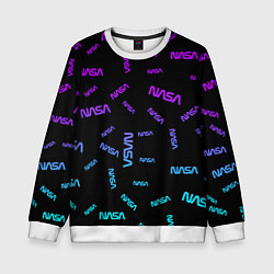 Детский свитшот NASA NEON PATTERN