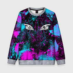 Детский свитшот ГЛАЗА АКАЗЫ ГЛИТЧ