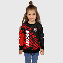Свитшот детский DUCATI МОТО СПОРТ, цвет: 3D-черный — фото 2