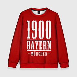 Свитшот детский Бавария Bayern Munchen, цвет: 3D-красный