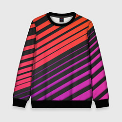 Детский свитшот Линии градиентGradient Polygon Lines