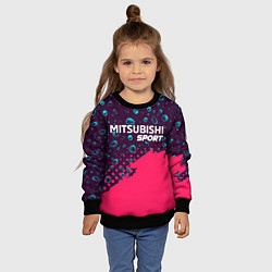Свитшот детский MITSUBISHI Sport Краски, цвет: 3D-черный — фото 2