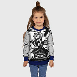Свитшот детский Raven 2, цвет: 3D-синий — фото 2