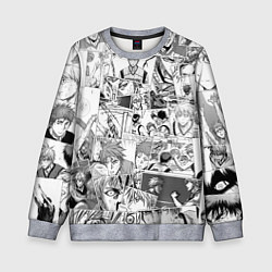 Свитшот детский Kuroko no Basket pattern, цвет: 3D-меланж