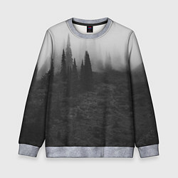 Детский свитшот Туманный лес - туман