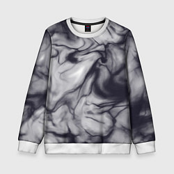 Детский свитшот Бело-черный тай-дай