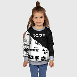 Свитшот детский Noize mc Паттерн, цвет: 3D-меланж — фото 2