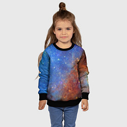 Свитшот детский Яркая вселенная, цвет: 3D-черный — фото 2