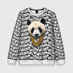 Свитшот детский Panda Look, цвет: 3D-белый