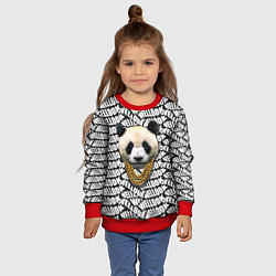 Свитшот детский Panda Look, цвет: 3D-красный — фото 2