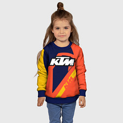 Свитшот детский KTM VINTAGE SPORTWEAR, цвет: 3D-синий — фото 2