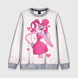 Свитшот детский POPPY PLAYTIME - Mommy long legs - Мамочка длинные, цвет: 3D-меланж