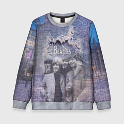Свитшот детский The Beatles Легендарная Ливерпульская четвёрка, цвет: 3D-меланж