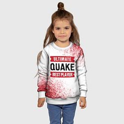 Свитшот детский Quake Ultimate, цвет: 3D-белый — фото 2