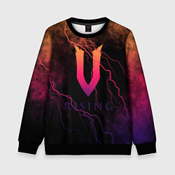 Детский свитшот V Rising молнии