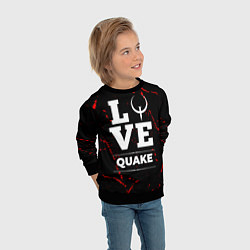 Свитшот детский Quake Love Классика, цвет: 3D-черный — фото 2