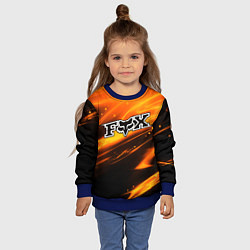 Свитшот детский FOX RACING - ФОКС СИЯНИЕ, цвет: 3D-синий — фото 2