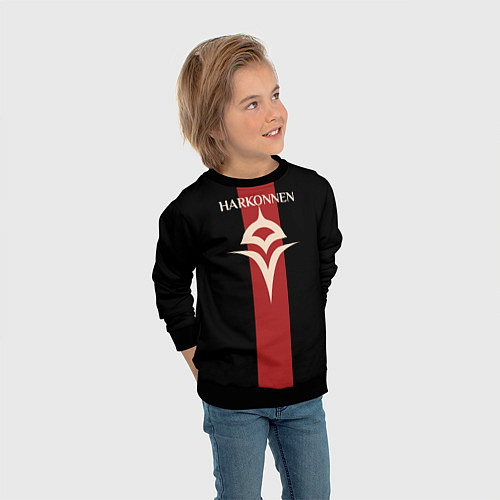 Детский свитшот Dune: Spice Wars раса Harkonnen / 3D-Черный – фото 3