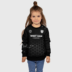 Свитшот детский West Ham Champions Uniform, цвет: 3D-черный — фото 2