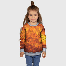 Свитшот детский Текстура Desert, цвет: 3D-меланж — фото 2