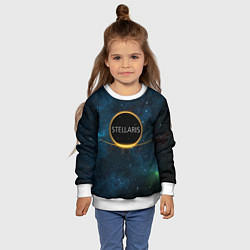 Свитшот детский Stellaris- For us all, цвет: 3D-белый — фото 2