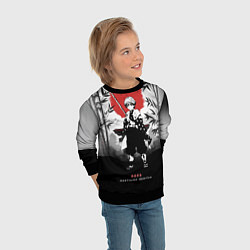 Свитшот детский ЗЕНИЦУ КЛИНОК, РАССЕКАЮЩИЙ ДЕМОНОВ, цвет: 3D-черный — фото 2