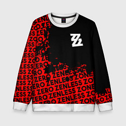 Детский свитшот Zenless Zone Zero капля арт