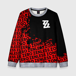 Детский свитшот Zenless Zone Zero капля арт