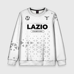 Свитшот детский Lazio Champions Униформа, цвет: 3D-белый