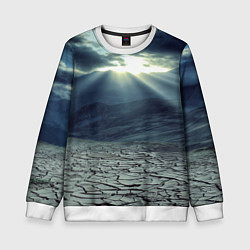 Детский свитшот Трещины на земле пустыня