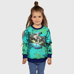 Свитшот детский Лоча Honkai star rail, цвет: 3D-синий — фото 2