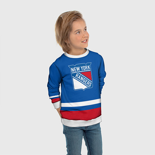 Детский свитшот New York Rangers Панарин / 3D-Белый – фото 3