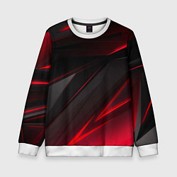 Детский свитшот Красно-черный фон