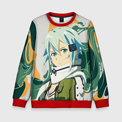 Свитшот детский Асада Сино -Sword Art Online, цвет: 3D-красный