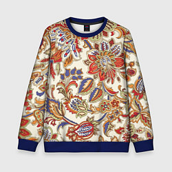 Детский свитшот Цветочный винтажный орнамент