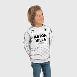 Свитшот детский Aston Villa Champions Униформа, цвет: 3D-белый — фото 2
