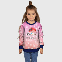 Свитшот детский Цубамэ Коясу Kaguya-sama: Love is War, цвет: 3D-синий — фото 2