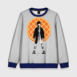 Свитшот детский Eleven Eggo, цвет: 3D-синий