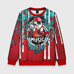 Детский свитшот Hip hop - Music