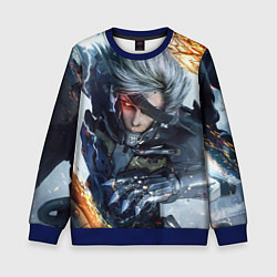Свитшот детский Metal Gear Rising: Revengeance, цвет: 3D-синий