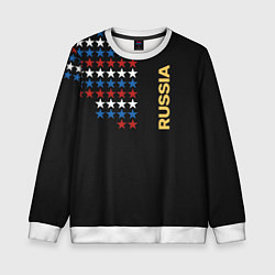 Детский свитшот Russia - Россия звёзды