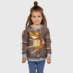 Свитшот детский ПрЫнц, цвет: 3D-меланж — фото 2