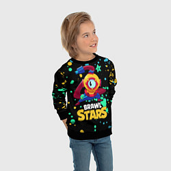 Свитшот детский Otis Brawl Stars, цвет: 3D-черный — фото 2