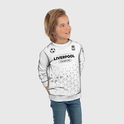 Свитшот детский Liverpool Champions Униформа, цвет: 3D-белый — фото 2