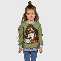 Свитшот детский Ciaphas Cain Mug 3D, цвет: 3D-меланж — фото 2