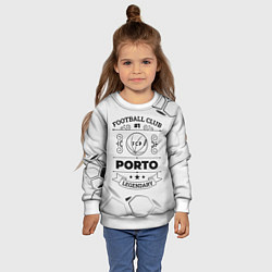 Свитшот детский Porto Football Club Number 1 Legendary, цвет: 3D-белый — фото 2