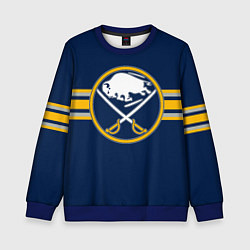 Свитшот детский Баффало Сейбрз форма, цвет: 3D-синий